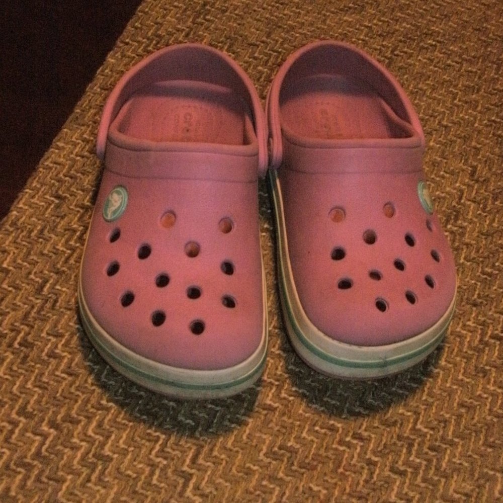 Crocs Unisex Lilac Round Toe Sling back Slip On Sandals Shoes Size 9